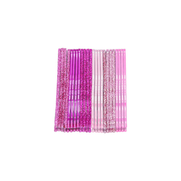 Lilac Unicorn Gift Box with 1 Knotted Hair Band, 5 Holographic Scrunchies & 24 Hair Pins