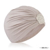 Shimmer & Glitter Turban - Latte