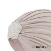 Shimmer & Glitter Turban - Latte