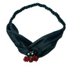 Red Bug Turban band-Black