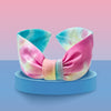 Tie-Dye Knotted Headband-Blue
