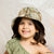 Kids Marbled Satin Bucket Hat - Sage Green