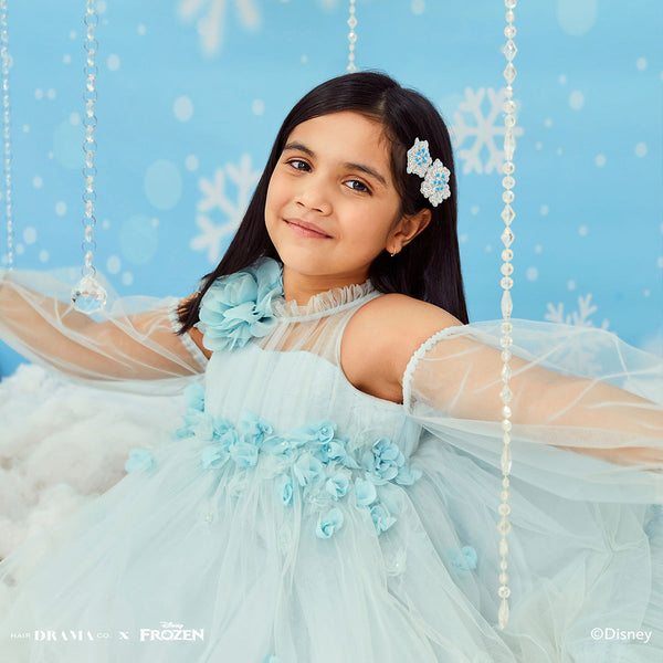 HDC x Disney Frozen Kids' Frosty Fun Hair Pins - Set of 2