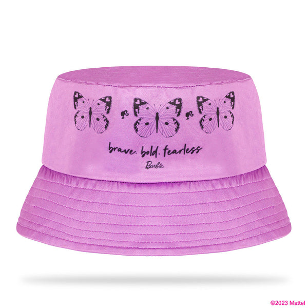 Barbie Kids Butterfly Bucket Hat - Purple