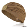Shimmer & Glitter Turban - Brown