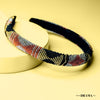 Sleek Beaded Headband - Black & Gold