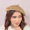 HDC X Emily In Paris Beige Beret with Crystals