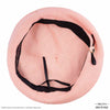 HDC X Emily In Paris Pink Beret with Black Ribbon, Crystals & Pink Heart Charm