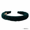 Velvet Braided Headband - Green