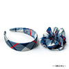 Plaid Flatband & Scrunchie Set
