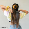 Shades of Tan Satin Scrunchies - Set of 3