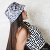 Tropical Velvet Print Bucket Hat