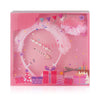 HDC 6 pieces Hair Accessories Gift Set with 1 Tiara Hair Band, 4 Hair Pins and 1 Hair Tie - Pink