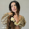 Shades of Beige Satin Scrunchies - Set of 3
