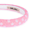 Pearl Puff HairBand - White & Pink