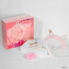 HDC 6 pieces Hair Accessories Gift Set with 1 Tiara Hair Band, 4 Hair Pins and 1 Hair Tie - Pink