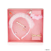 HDC 6 pieces Hair Accessories Gift Set with 1 Tiara Hair Band, 4 Hair Pins and 1 Hair Tie - Pink