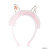HDC 6 pieces Hair Accessories Gift Set with 1 Tiara Hair Band, 4 Hair Pins and 1 Hair Tie - Pink