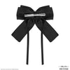 HDC x Emily in Paris Glamour Satin Hair Bow Alligator Clip - Black