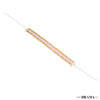 Gold Plated Hair Band with Light Pink Crystals and Transparent Stones