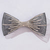 HDC x Emily in Paris Crystal Mesh Hair Bow Alligator Clip - Black