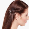 METTALIC MINI CLAMP BLACK