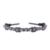 Crystal Headband-Charcoaled Grey