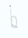 Alphabet hair pin - Q
