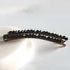 Black Crystal Pin- Set of 2