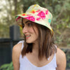 Tie-Dye Bucket Hat - Pink & Yellow