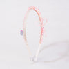 Barbie Crystal Bow Hair Band with Barbie Charm - Light Pink
