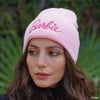 Barbie Knitted Wool Beanie - Light Pink