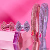 Barbie Kids Sequins Gift Box with 2 Puff Hair Bands with Barbie Charm, 2 Hair Bows & 12 Hair Pins