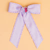 Barbie Hair Bows with Barbie Charm - Set of 3 - Pink, Purple & White