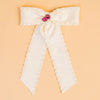 Barbie Hair Bows with Barbie Charm - Set of 3 - Pink, Purple & White