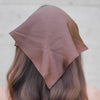 Neutral Silk Satin Elastic Headscarf – Set of 3
