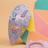 Purple Unicorn Gift Box with 1 Knotted Hair Band, 1 Glitter Hair Bow & 6 Hair Ties
