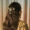 Celeste Crystal U Hair Pins - Set of 6 - Gold