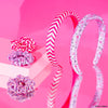 Barbie Kids Everyday Basics Gift Box with 2 Satin Puff Hair Bands & 3 Satin Scrunchies