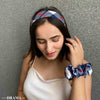 Plaid Flatband & Scrunchie Set