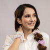 Luxury Scrunchies Set of 5 with Free Pouch - Holographic Gift Set
