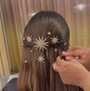 Celeste Crystal U Hair Pins - Set of 6 - Gold