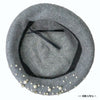 EmbellishedBeret - Grey