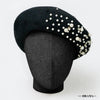 Embellished Beret - Black
