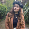 Embellished Beret - Black
